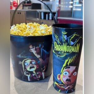 Laika ParaNorman Movie Limited Edition Collectible Popcorn Bucket and Drink Cup